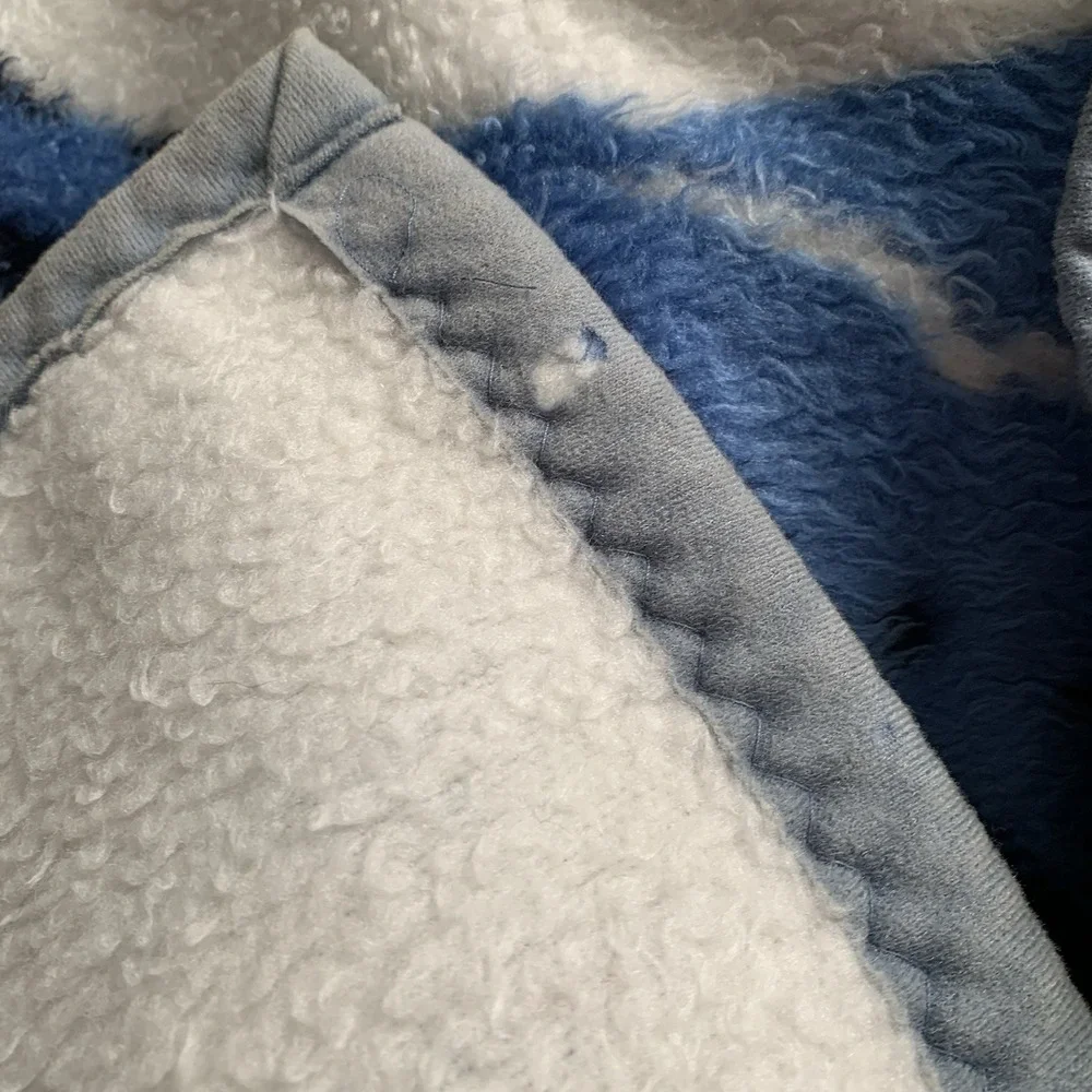 Vintage 80s Crown Crafts Goose Blanket Reversible Kitsch Grandma Cottagecore